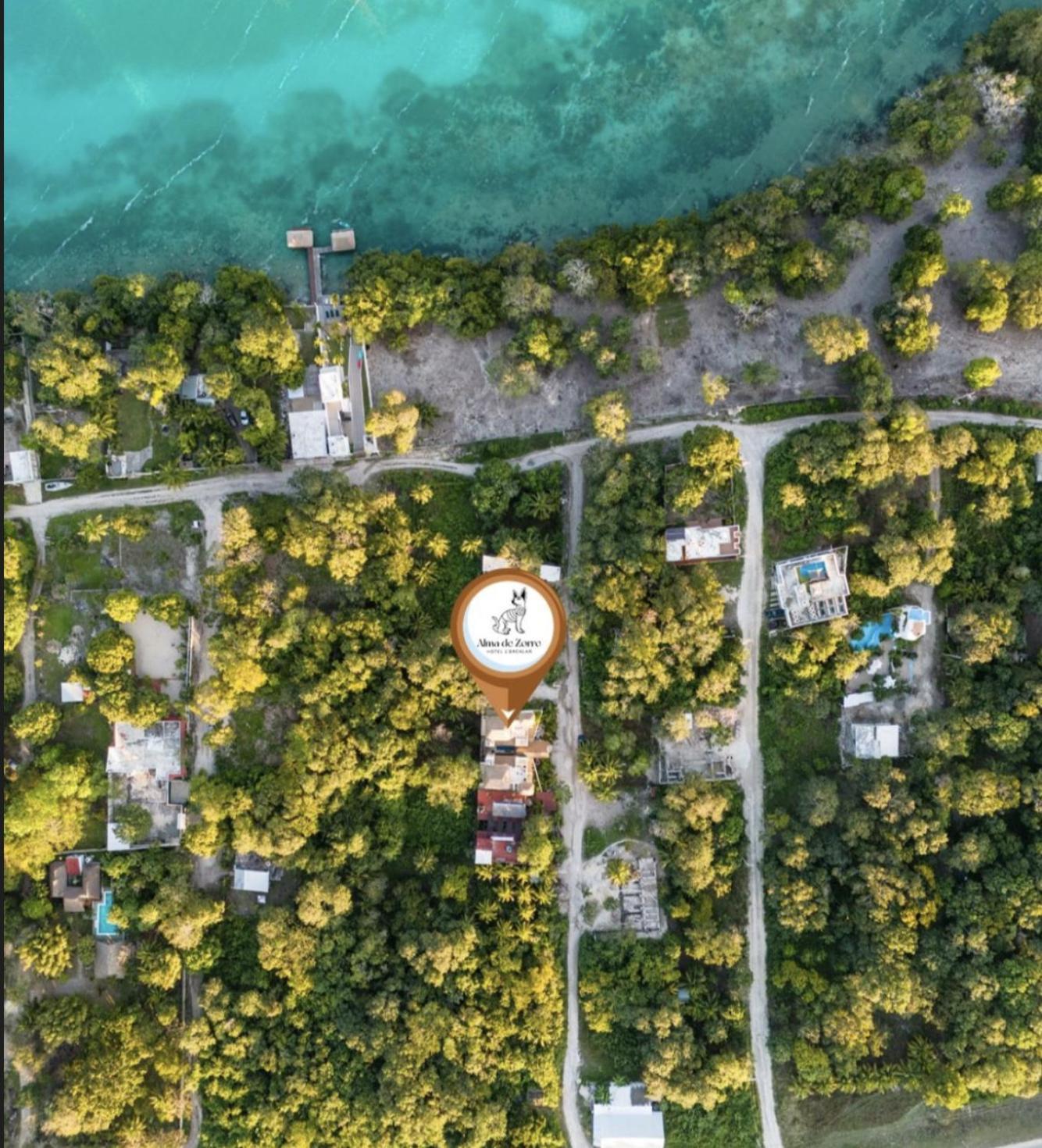 Alma De Zorro Hotel Bacalar Bagian luar foto